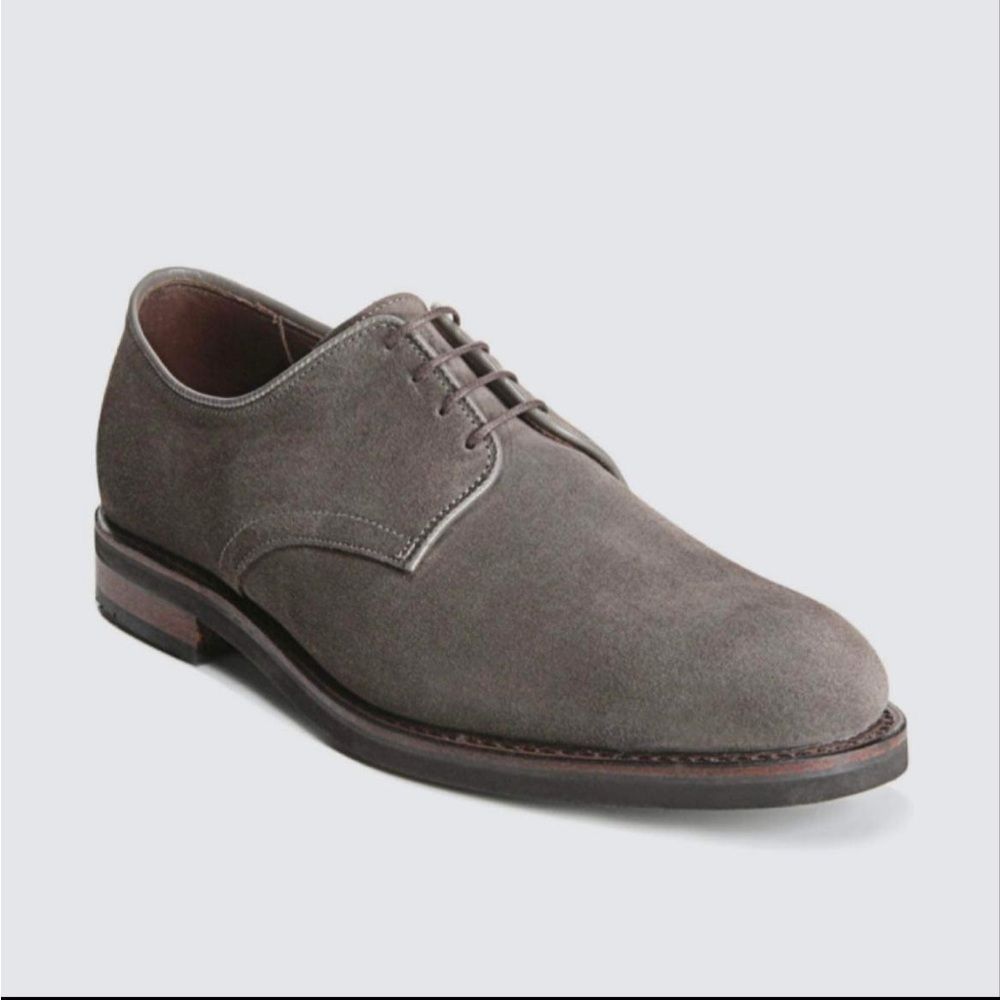 Allen Edmonds Gray Suede Oxfords